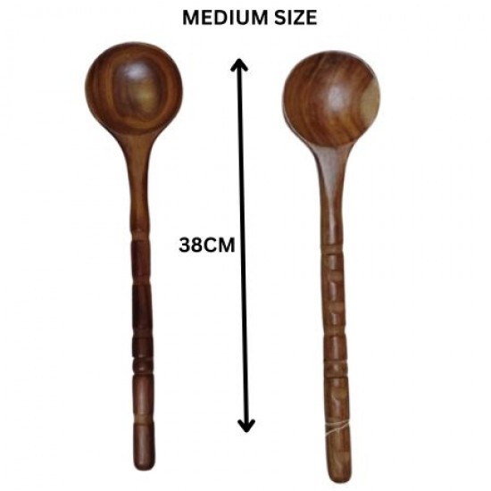 Wooden Cooking Spoon – Natural, Durable & Non-Scratch