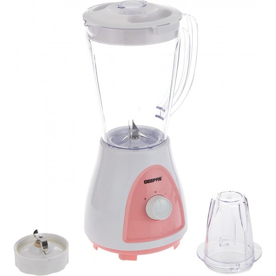 Geepas 400W 2 in 1 2-speed multifunctional blender with pulse function Ice crusher, ice cutter, coffee grinder and smoothie maker