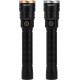 Geepas 2 Pcs Rechargeable Water Proof Led Flashlight 3000 Mah - Gfl51077