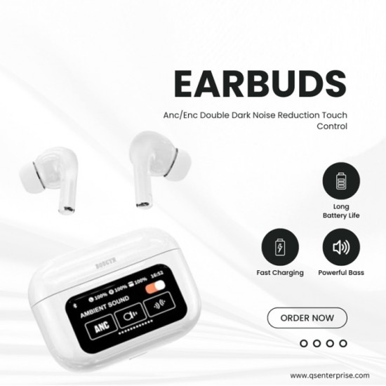 Bluetooth Wireless Earbuds with Touch Control