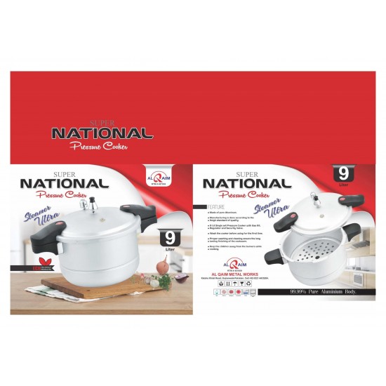 ALQAIM SUPER NATIONAL PRESSURE COOKER STEAMER ULTRA 