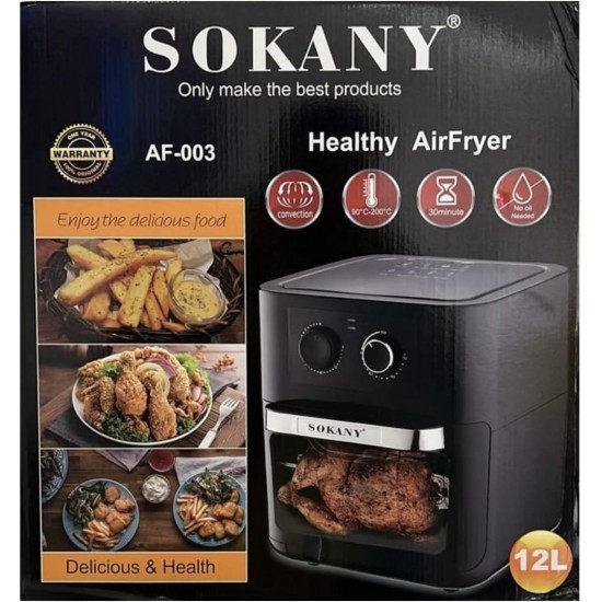 Sokany AF-003 12L Air Fryer