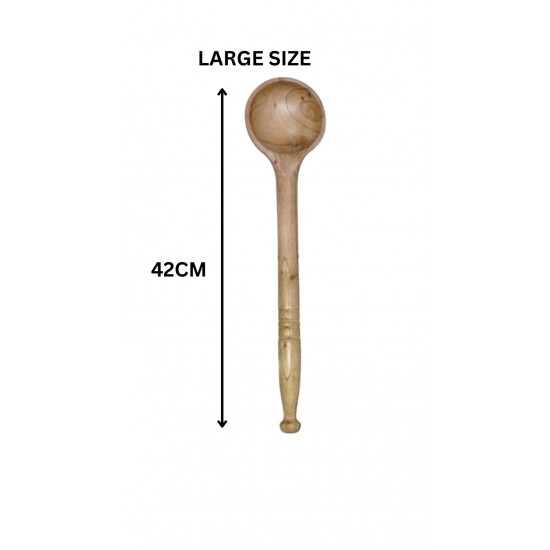 Wooden Cooking Spoon – Natural, Durable & Non-Scratch