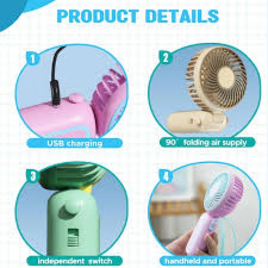 MLS6118 Portable & Foldable Mini Fan – Compact Cooling Anytime, Anywhere