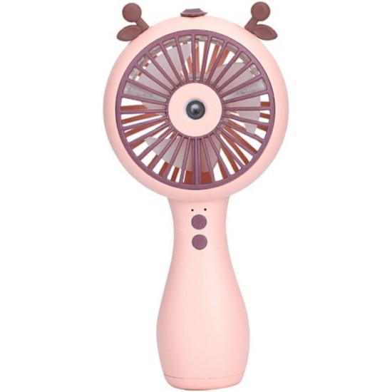 MLS6053 Spray Hand Fan – Cool Breeze with Mist Spray and Cute Design