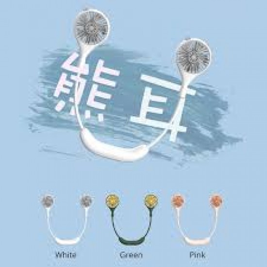 Neck Hanging Portable Fan – Hands-Free Cooling with Comfort and Power