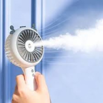 MLS6053 Spray Hand Fan – Cool Breeze with Mist Spray and Cute Design