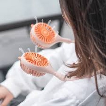 Neck Hanging Portable Fan – Hands-Free Cooling with Comfort and Power