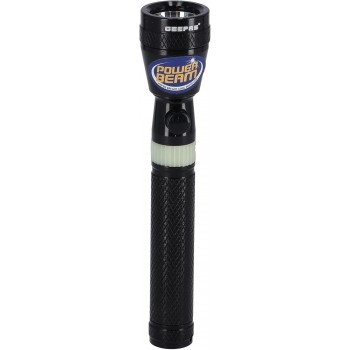 Geepas Gfl51028 Rechargeable LED Flashlight, Black