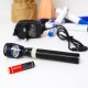 Geepas Gfl51028 Rechargeable LED Flashlight, Black