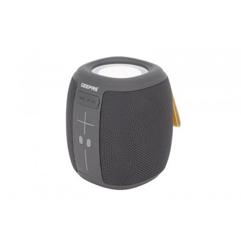 Geepas Portable Wireless Speaker- GMS11181/ Bluetooth, TF Card, TWS Function and FM Radio/ with Colorful RGB Light, Lightweight and Compact Design, Hands-Free Calling