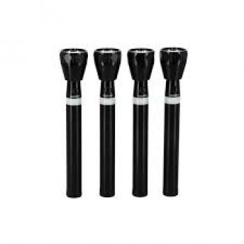 Geepas 4 in 1 Family Pack Black Flash Light Set, GFL4601
