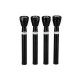 Geepas 3-in-1 Rechargeable LED Flashlight, CREE LED, GFL4622 | Aluminium Body with Rubber Glow | Ni-Cd Battery | Ideal for Campaigning, Trekking, Outdoor, Etc