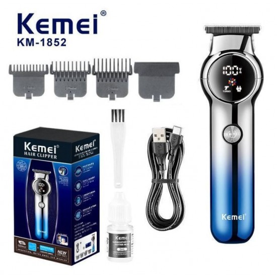 Kemei Rechargeable Clipper Blue KM-1852