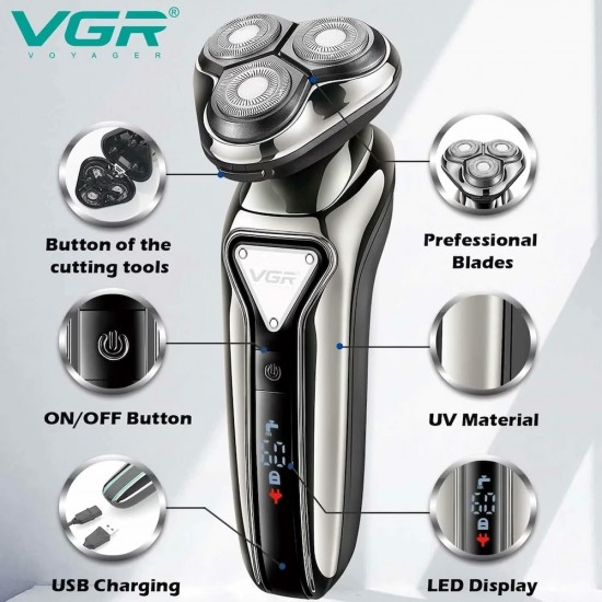 VGR V-323 Rechargeable Facial Shaver