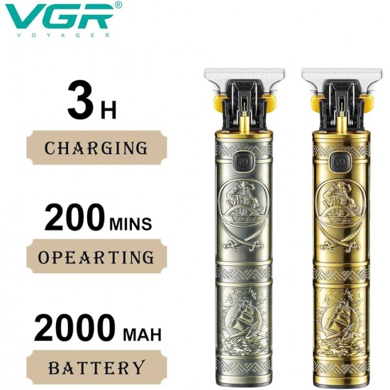 VGR Rechargeable Clipper Gold   V-096