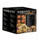Sokany SK-8019 Air Fryer with Detachable Tank 4lt Black