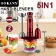 Sokany SK-1808 Hand Blender with Stainless Steel Stick 600W Red