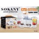 Sokany SK-4008 Multimixer 800W with 1.5lt Bucket and Blender Jug White