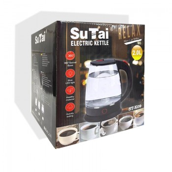 Su Tai ST-K09 2.0L OEM Transparent Glass Ηλεκτρικός βραστήρας