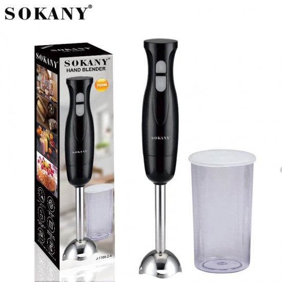 Sokany j-1168-2-4 200W Ραβδομπλέντερ Electric Food Blender Hand Mixer