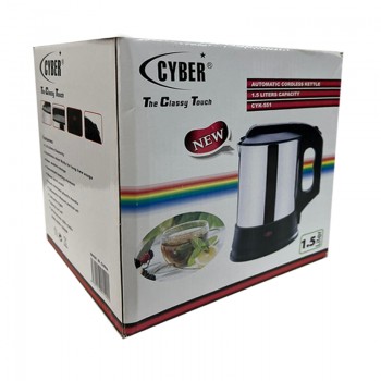 Cyber CYK-551 (1.5 Liter) Automatic Cordless Kettle 