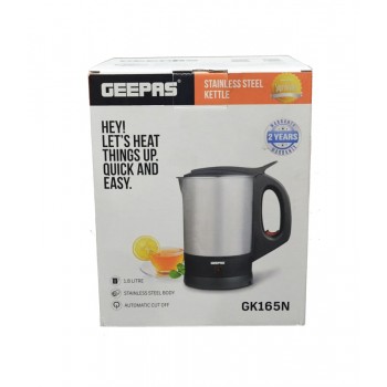 GEEPAS GK165N Cordless Kettle - 1.8 liters (UK Plug)