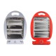 OEM GR90D Portable Quartz Electric Heater for Home Office 800W - Red