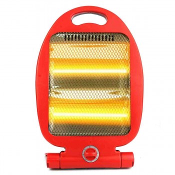 OEM GR90D Portable Quartz Electric Heater for Home Office 800W - Red