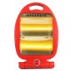 OEM GR90D Portable Quartz Electric Heater for Home Office 800W - Red