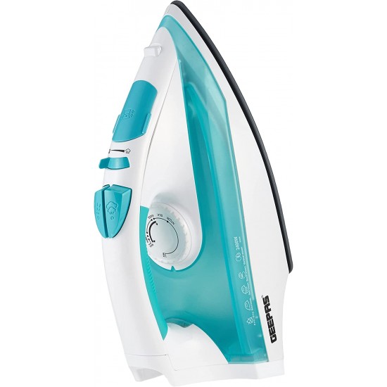 Geepas GSI24015 Cordless Ceramic Steam Iron Box 2400W (240ml Water Tank) (UK Plug)