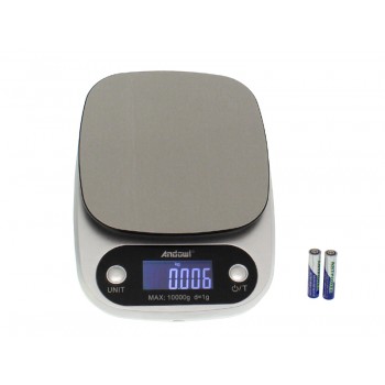 Andowl Q-C305 Digital Kitchen Scale 1gr/10kg Silver