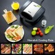 Geepas GGM6001 2-Slice Grill Maker, 1.0 kg non-stick coating soleplates 700 watt