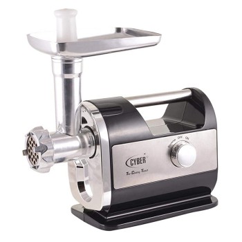 CYBER Stainless Steel 4 Blade Meat Grinder 3200 Watts CYMG-7075 Silver/Black