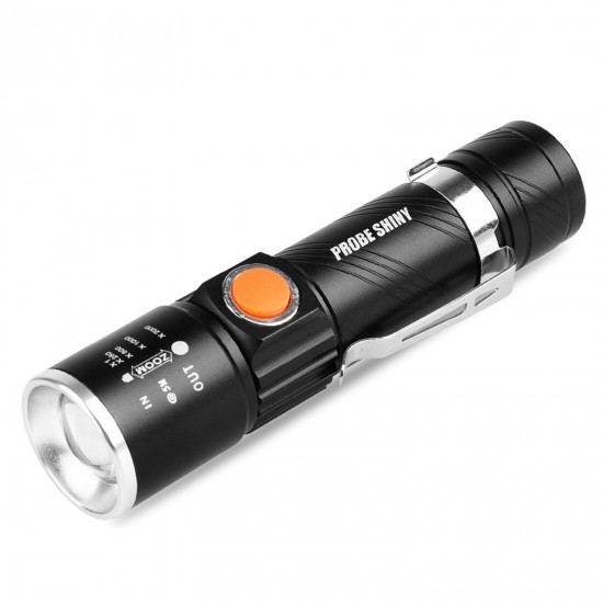 LED FLASHLIGHT, USB CHARGING, FLASHLIGHT MX-616-T6