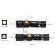 LED FLASHLIGHT, USB CHARGING, FLASHLIGHT MX-616-T6