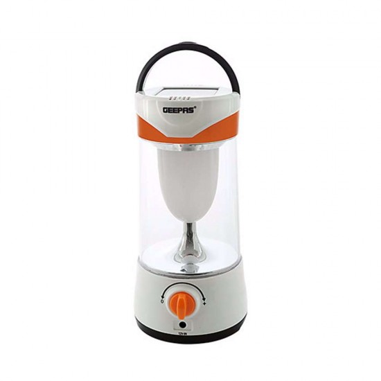 Geepas GSE5589 Rechargeable LED Emergency Lantern - Orange (UK Plug)