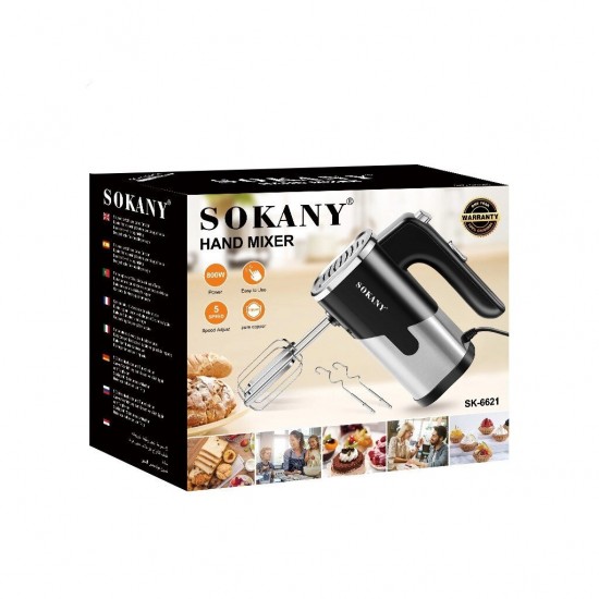 Sokany Electric Hand Mixer 800W SK-6621