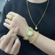 A58 Plus Smartwatch – 5-in-1 Set with Elegant Gold Jewelry for Women