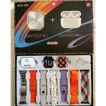 Ace-240 Smart Watch – 10-in-1 All-in-One Box!