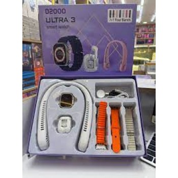 ULTRA 3 Smart Watch D2000 – 7+1 Four Bands
