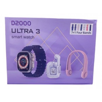 ULTRA 3 Smart Watch D2000 – 7+1 Four Bands