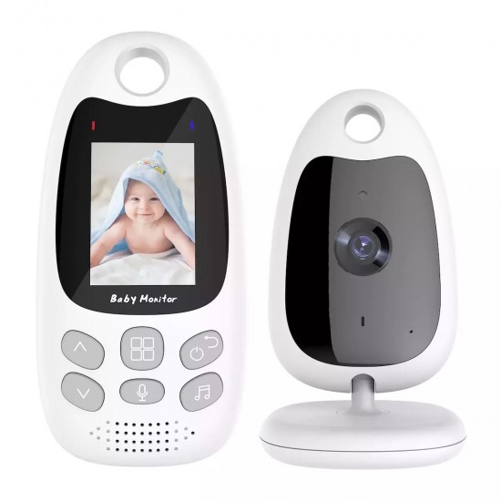 Andowl Wireless Baby Intercom Q-SX903 with Camera & 2" Screen with Two Way Communication & Lullabies