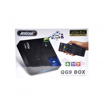 Andowl TV Box QG9 6K UHD with WiFi 4GB RAM and 64GB Storage with Android 12 Operating System