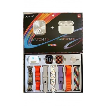 Ace-240 Smart Watch – 10-in-1 All-in-One Box!