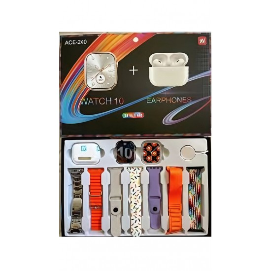 Ace-240 Smart Watch – 10-in-1 All-in-One Box!