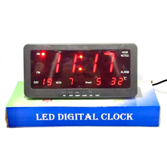 LED DIGITAL CLOCK 1008 DAY/TIME/ALARM