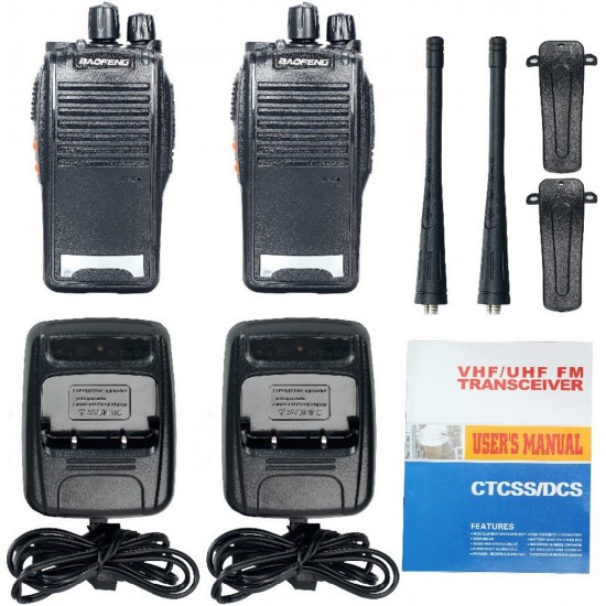 Baofeng BF-777S Walkie Talkie 5W without Screen Set of 2 pcs