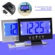 LCD Digital Clock Voice-Activated Perpetual Calendar Alarm Clock With Time/Date/ Week/Temperature Display DS-8082