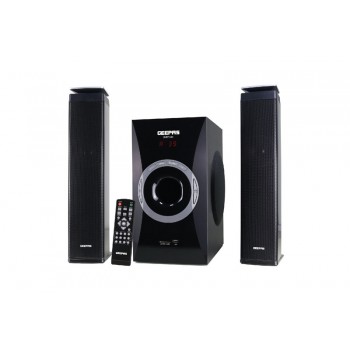 GEEPAS GMS7494R 2.1CH MULTIMEDIA SPEAKER SYSTEM - BLACK (UK Plug)